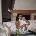 Даша и Сергей Пынзарь с малышом