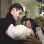 Юля и Тигран с малышом